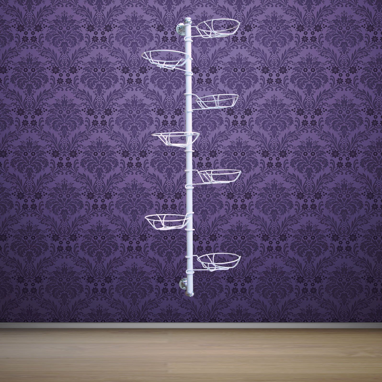 подставка металлическая для цветов на стену. Фото N20